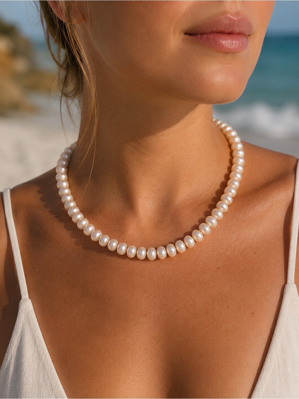 Flat Round Freshwater Pearl Jewelry